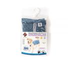 Roupa Pós Cirúrgica Castração Macho Duo Dry Azul Pet Med - Tam. 1