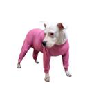 Roupa Protetora Pet Para Cachorro Corpo e Membros Posteriores e Anteriores Tecido Dry Fit Com Proteção Solar