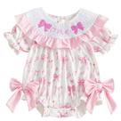 Roupa Pudcoco Baby Girls First Birthday Romper, 1º aniversário