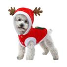 Roupa Quente De Flanela Para Cães E Gatos, Macacão Festivo De Outono Inverno Com Estampa De Árvore Roupa Quente De Flanela Para Cães E Gatos, Macacão Festivo De Outono Inverno Com Estampa De Árvore