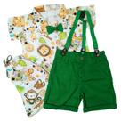 Roupa Safari Menino Festa Kit Completo Bolofofo