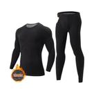 Roupa Térmica Masculina 2/4 Peças Cor Sólida Outono Inverno Confortável Casual Pijama Juvenil Calça Roupa Térmica Masculina 2/4 Peças Cor Sólida Outono Inverno Confortável Casual Pijama Juvenil Calça