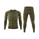Roupa Térmica Tática Sem Costura Para Homens 3XL, Respirável, Justa, Para Treinamento Ao Ar Livre E