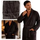 Roupão Adulto Masculino Microfibra Flannel Hobby Frio Pollo