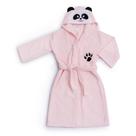 Roupão Atoalhado Com Capuz Algodãozinho Panda Rosa GG Roupão Atoalhado Com Capuz Algodãozinho Panda Rosa GG