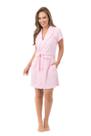 Roupão Atoalhado Feminino Curto Roupão Atoalhado Feminino Curto
