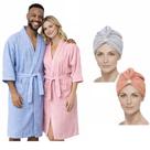 Roupão com Touca Magica Premium Atoalhado 100 Algodão M, G, GG de Banho Adulto Unissex Macio Feminino Masculino