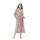 Roupão COOVA Premium Plush Soft Warm Long Fleece Taupe