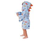 Roupão de banho bebe bichinhos estampado c/capuz ii baby joy funny divertidos