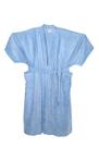 Roupão de Banho Briza Veludo Adulto 100% Algodão Manga Curta (3008) - Plus Size GGGG - Azul