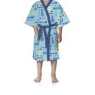 Roupão de Banho Infantil Batwheels Aveludado Azul Algodão Menino Lepper
