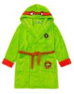 Roupão de Banho Infantil com Capuz Tartarugas Ninja - Verde, Acolhedor e em Fleece
