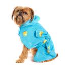 Roupão de banho para cães Bark BARK de secagem rápida com fecho de tiras autocolantes pequeno
