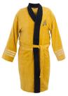 Roupão de banho Star Trek Captain Kirk, traje de lã para adultos, amarelo