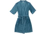 Roupão de Inverno Atlântica Kimono de Microfibra Jeans