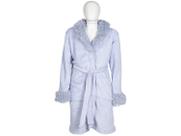 Roupão de Inverno Infantil Atlântica Kids Feminino de Microfibra Hortência