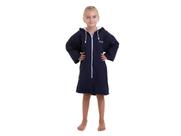 Roupão De Natação Infantil Best Fit Azul Marinho