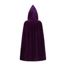 Roupão, fantasia de Halloween para crianças, com capuz, veludo, KNELOR
