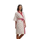 Roupão Felpudo Adulto Feminino Quimono Estampado