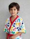 Roupão Felpudo Infantil Quimono Estampado Mickey M Lepper