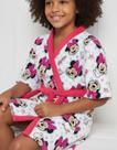 Roupão Felpudo Infantil Quimono Estampado Minnie G Lepper