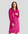 Roupão Feminino Abotoado Macio Fucsia Lohe