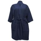Roupão Feminino E Masculino Microfibra Hobby Unissex Inverno Adulto Inverno Tam P Azul