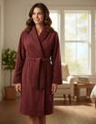Roupão Flannel Lady Appel Plush Inverno Superluxo Cor:MaçaTamanho:GG