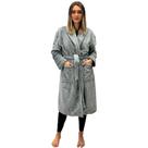 Roupão Habitat em Fleece Quadriculado Feminino
