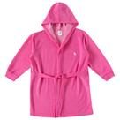 Roupão Infantil Atoalhado com Capuz Rosa Tip Top