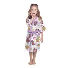 Roupão Infantil Felpudo Quimono Barbie Reinos Mágicos PP Roupão Infantil Felpudo Quimono Barbie Reinos Mágicos PP