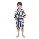 Roupão Infantil Felpudo Quimono Estampado Batman PP Roupão Infantil Felpudo Quimono Estampado Batman PP