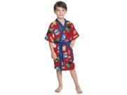 Roupão Infantil Lepper Avengers Vermelho