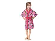 Roupão Infantil Lepper Minnie Feminino Rosa