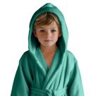 Roupão Infantil Masculino Com Capuz De Microfibra Saída De banho Macio Inverno