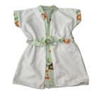Roupão Infantil Tamanho 10 - Safari Laranja