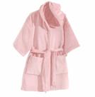 Roupão Infantil Velour Com Capuz Tamanho P Dohler Cor:Rosa 2 Roupão Infantil Velour Com Capuz Tamanho P Dohler Cor:Rosa 2