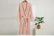 Roupão Kimono Longo Unissex Sonhare Sultan Rosa Tam.G