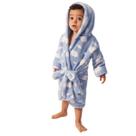 Roupão microfibra bebê estampado c/ capuz - baby-joy