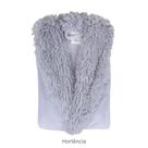 Roupão Microfibra Gola Pelos Manga Longa Sofisticado Inverno