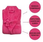 Roupão Plush Camesa Pink premium Ultra Macio Roupão Plush Camesa Pink premium Ultra Macio