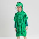 Roupão Poncho de Praia Infantil com Capuz Jacaré Verde Posy Up Baby Roupão Poncho de Praia Infantil com Capuz Jacaré Verde Posy Up Baby