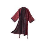 Roupão quimono Purefair Plum Bloosom 100% algodão, gaze feminina