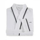 Roupão Trussardi Domenico Masculino Atoalhado Branco 100% Algodão Tamanho M
