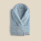 Roupão Vichy Microfibra Azul - ACASA
