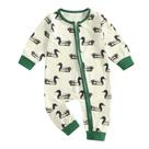 Roupas de bebê Chloefairy Duck Hunting Romper 12-18 meses bege Roupas de bebê Chloefairy Duck Hunting Romper 12-18 meses bege