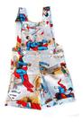 Roupas De Bebê Jardineira Brim Jeans Super Homem Infantil