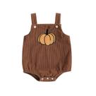 Roupas de bebê JLKGICF Halloween Romper Pumpkin Knitted 0-3M