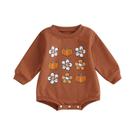 Roupas de bebê Lutikamy Halloween Sweatshirt Romper 0-18M