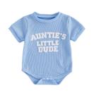 Roupas de bebê XRTBMN Aunties Little Dude Summer Romper Boy